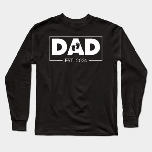 Dad Est. 2024 Expect Baby New Father Long Sleeve T-Shirt